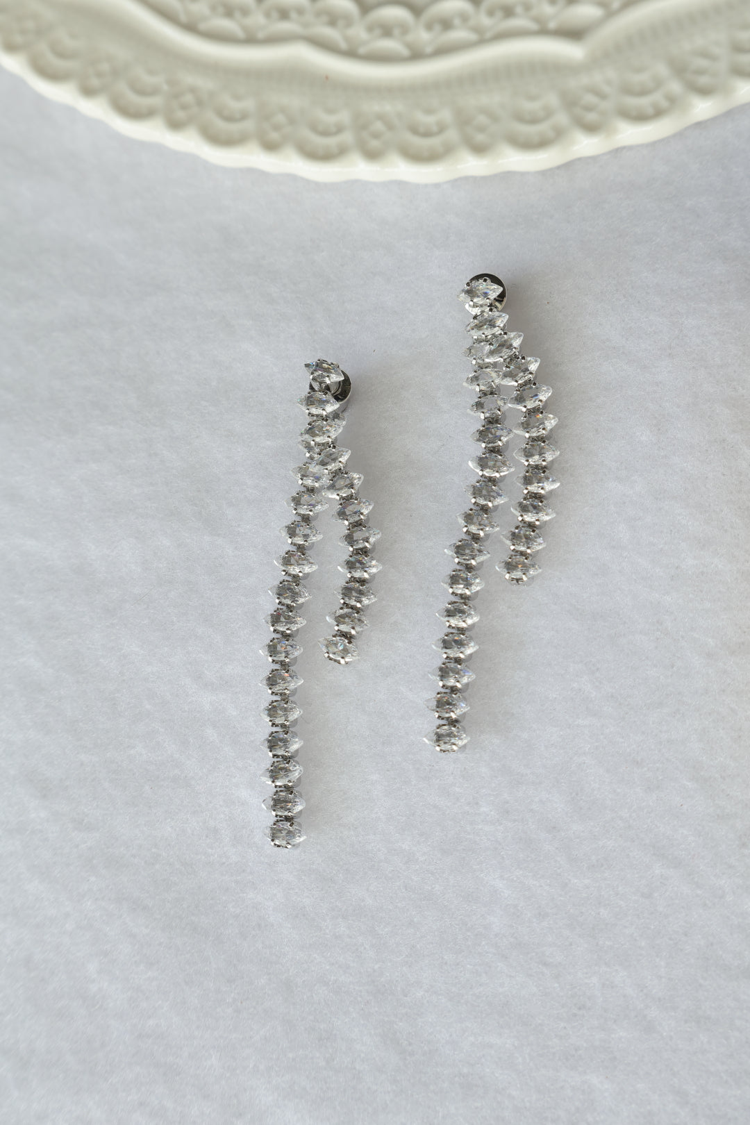 ARETES ZIRCONES PLATA