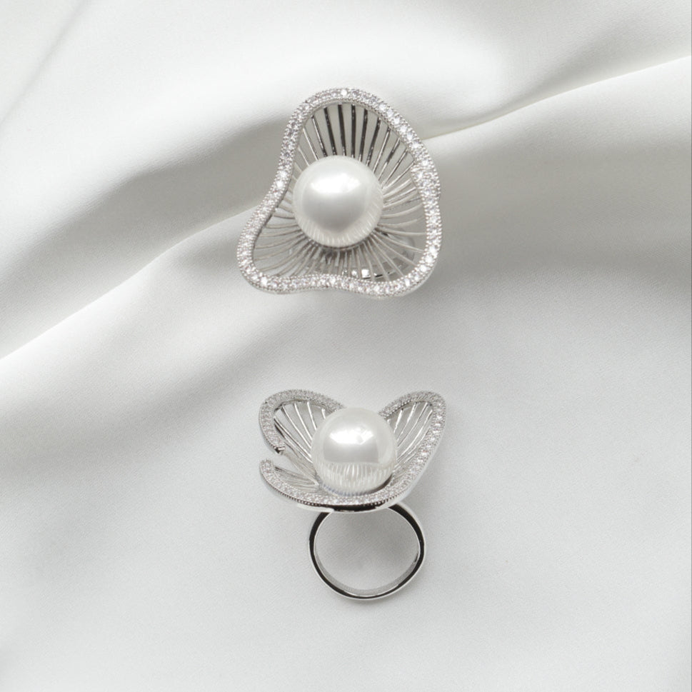 ANILLO PERLA FLOR