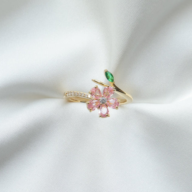 ANILLO SWAROSKI ROSADO