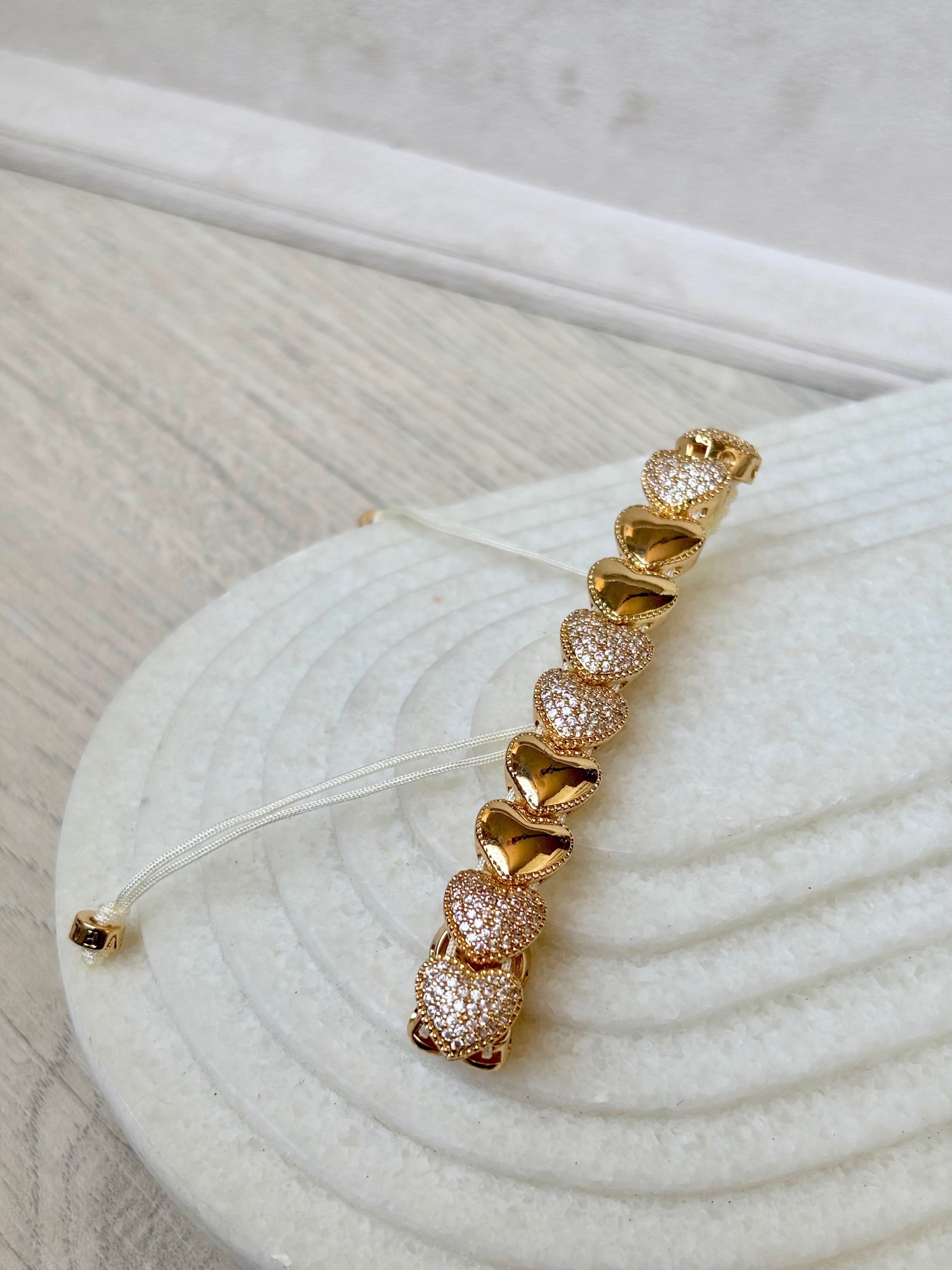 PULSERA CORDON BRILLO